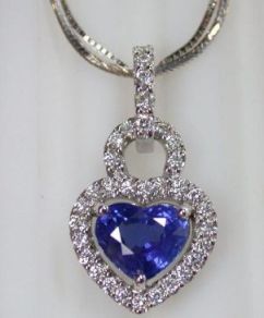 Blue Sapphire Pendant